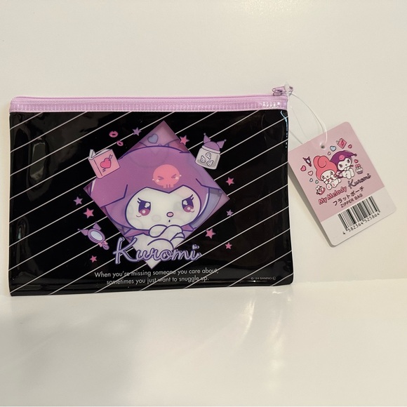 Kuromi Black and Purple Pouch - Picture 9 of 9